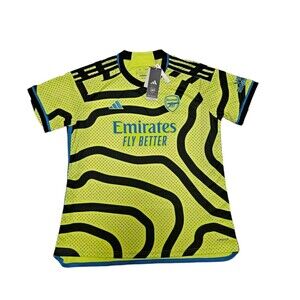 adidas Arsenal 23/24 Away Jersey Women's XL Solar Yellow HZ2104